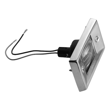 Attwood Vertical, Flush Mount Transom Light - Rectangular 66382-7